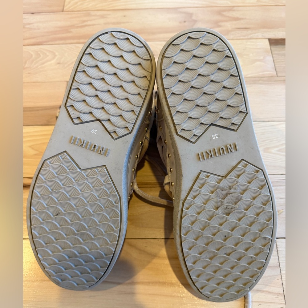 INUIKII - Women's Pull Punk Sneaker Wedge. Size 38! - Picture 5 of 5